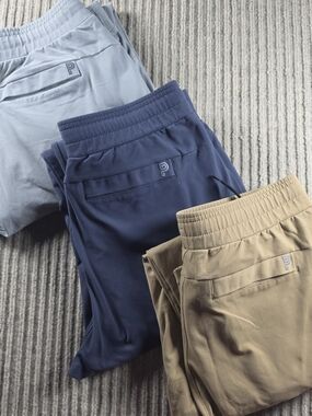 Public Rec All Day Every Day Jogger Pants Mens 32x30 Bundle Gray Navy Tan